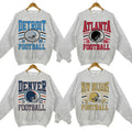 Retro Sport Grey Crewneck - Sweatshirt for Football Fans of All Teams T-Shirts, Hoodie | GrindPrints.com