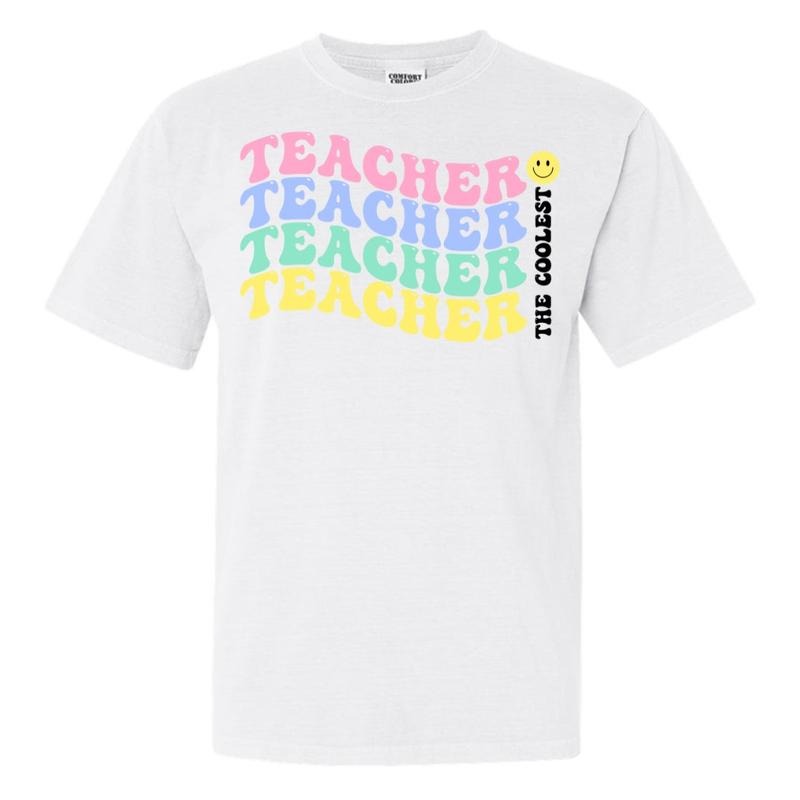 'Retro Teacher' T-Shirt - Choose your Grade or Subject! Hoodie, Sweatshirt | GrindPrints.com