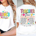 Retro Teacher Shirt, ABCD Teacher Tour Shirt,Back To School Shirt,End of Year Pnh Shirt,Teacher Gift,Kindergarten Teacher...