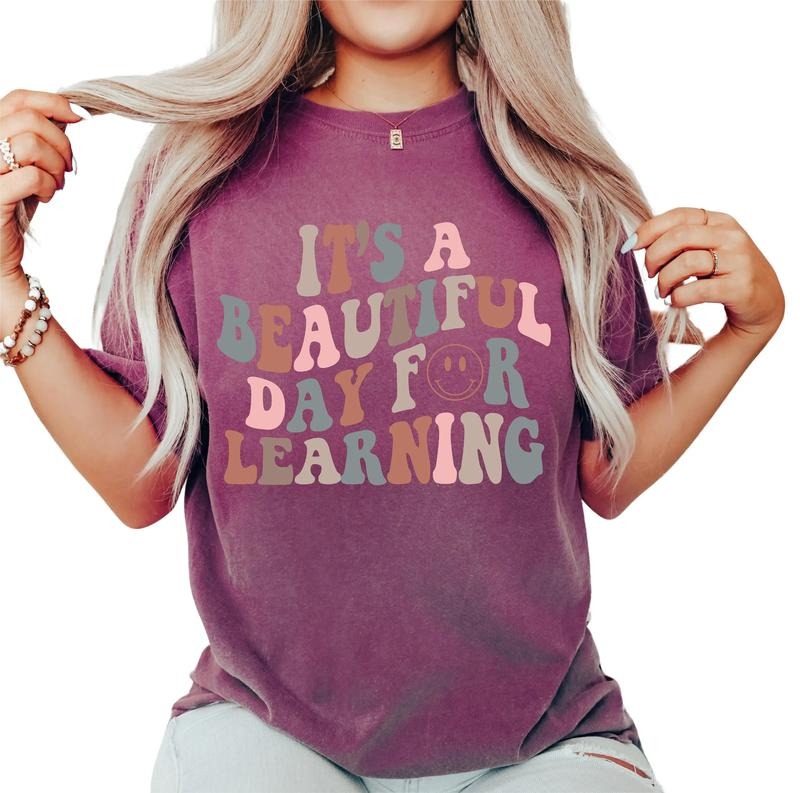 Retro Teacher Shirt, Smile Face Teacher Shirt, Back To School, Cute Teacher Gifts, Unisex T-Shirt, Gifts For Women Men,...