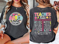 Retro Teacher Tour Shirt, ABCD Teacher Tour T-Shirt, Back To School Tee, Elementary School Teacher Shirts, First Day Of...