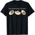 Retro Thanksgiving Dinner You Know Why I'm Here Deviled Egg T-Shirt made in usa Hoodie, Sweatshirt | GrindPrints.com