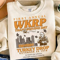 Retro Thanksgiving Turkey Drop Sweatshirt, Thanksgiving Day Cincinnati Shirts Hoodie | GrindPrints.com