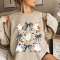 Retro The Pooh Ghost Shirt, Vintage Coquette Bow Halloween Shirt, Pooh Halloween Shirt, 90s Film Character Sweatshirt Hoodie