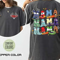 Retro Two Side Mc Que0n Cars Mama Shirt, Cars Movie T-Shirt, cars movie Shirt, Piston Cup Champion Shirt, cars movie...