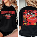 Retro Two Side McQueen Cars Shirt, Cars Movie T-Shirt, Lightning McQueen Shirt, Piston Cup Champion Shirt, Lightning...