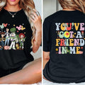 Retro Two Side Toy Shirt, Toy World Shirt, You Ve Got A Friend In Me Shirt, Toy Lovers Movie Characters Shirt Casual...