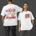 Retro Two Sided Lightning McQueeneee Shirt, Lightning McQueeneee Number Back, Piston Cup Tee,Cars Land Shirt,Cars Shirt...