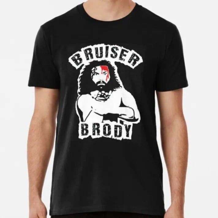 Retro Vintage Bruiser Brody  T-Shirt Size S-3XL Hoodie, Sweatshirt | GrindPrints.com