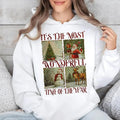 Retro Vintage Santa Claus Shirt Merry Cotton Polyester Fit T-Shirts, Hoodie, Sweatshirt