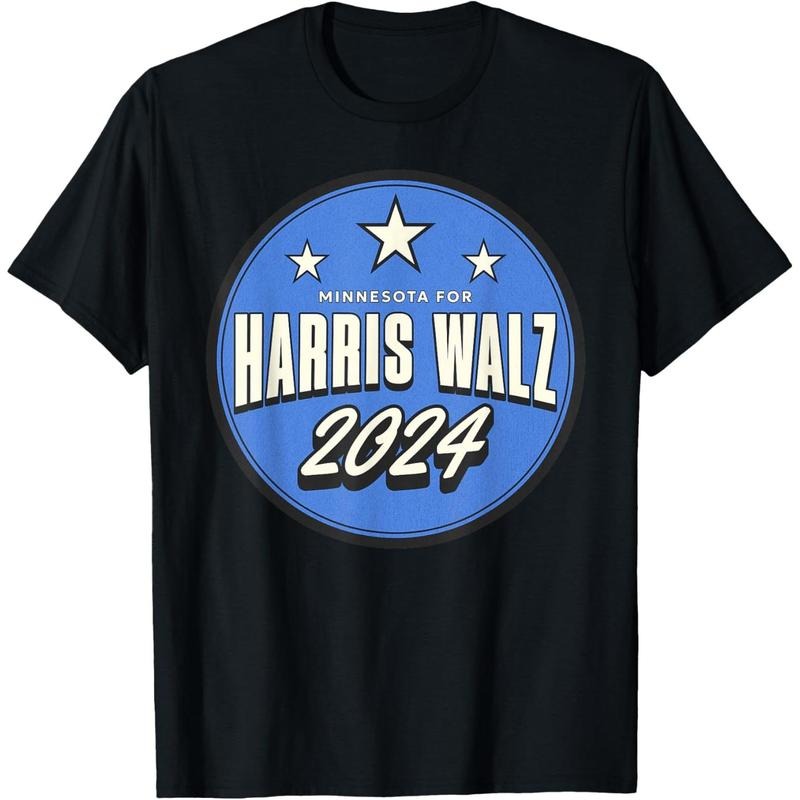 Retro Vintage Minnesota Kamala Harris Walz 2024 T-Shirt made in usa Hoodie, Sweatshirt | GrindPrints.com