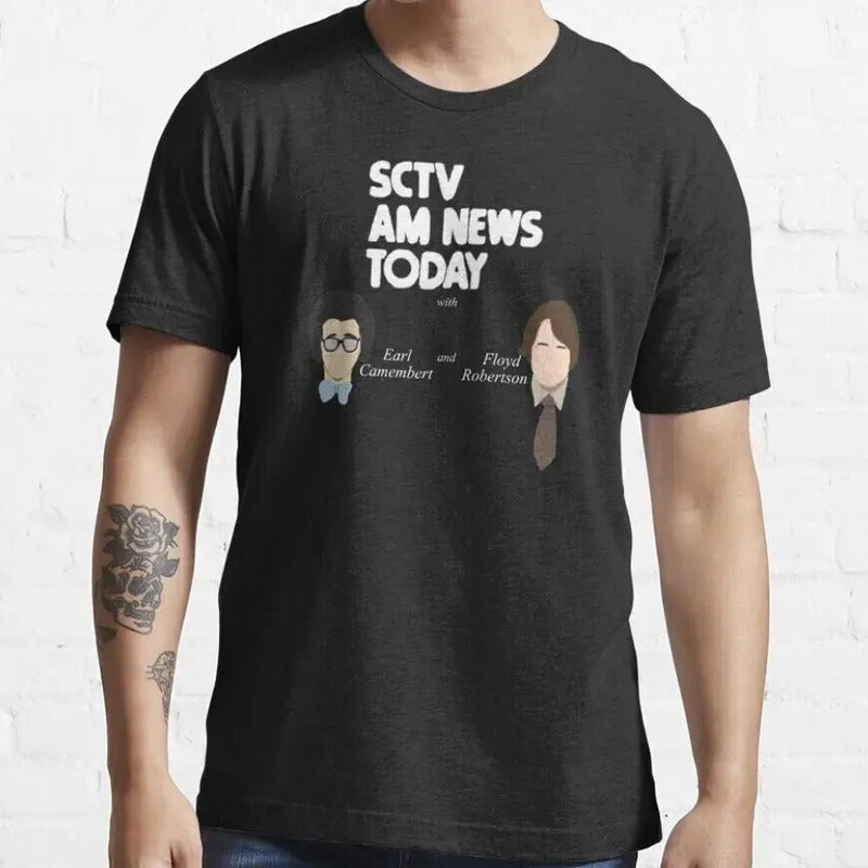 Retro Vintage Sctv Am News Classic T-Shirt S-3XL Hoodie, Sweatshirt | GrindPrints.com