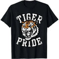 Retro Vintage Tiger Pride Tiger Mascot School Sports Team T-Shirt Made in USA Hoodie, Sweatshirt | GrindPrints.com