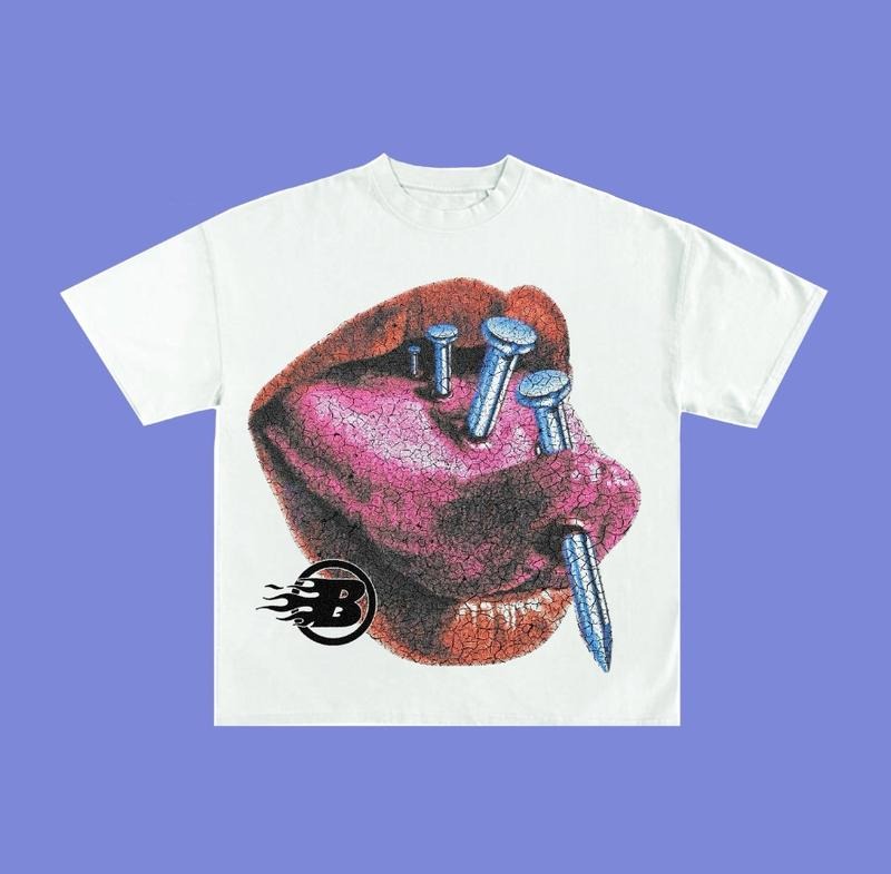 Retro Vintage Y2k Graphic Slip Streetwear T Shirt Print Fashion Hoodie, Sweatshirt | GrindPrints.com