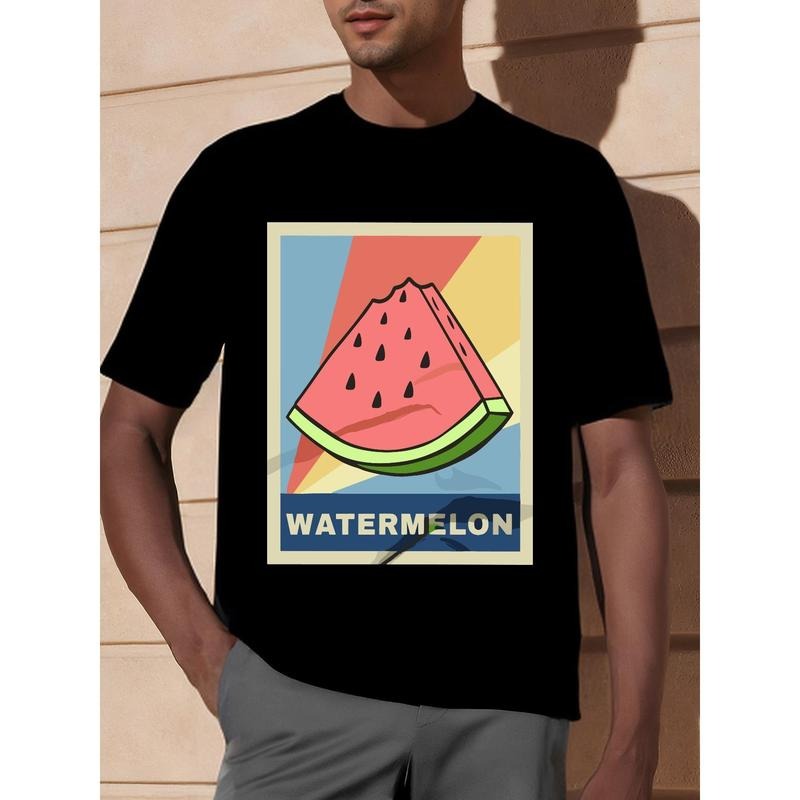 Retro Watermelon Slice Shirt Summer Shirt Watermelon Fruit Shirt Vintage Shirt Retro Shirt Retro Clothing Watermelon...