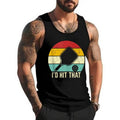 Retros Vintage Sunset Paddle I_d Hit That Pickleball Player Tank Top Cotton Size S 3XL T-Shirts, Hoodie, Sweatshirt
