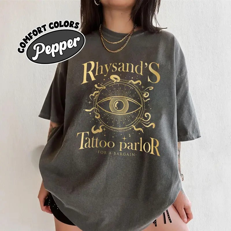 Rhysand's Tattoo Parlor Shirt, Rhysand Fan Shirt, Acotar Velaris Shirt, Feyre And Rhysand, Bookish Shirt, Acotar Fan Gift...