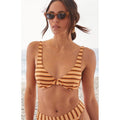 Rhythm Women's Striped Ribbed Underwire Bralette Bikini Top T-Shirts, Hoodie, Sweatshirt | GrindPrints.com