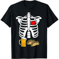 Rib Cage Skeleton X Ray Drink Beer Taco Halloween Costume Made Usa T-Shirts, Hoodie, Sweatshirt