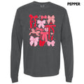 Ribbon & Bow Collage Long Sleeve Comfort Colors T-Shirt 'NLB' Hoodie, Sweatshirt | GrindPrints.com