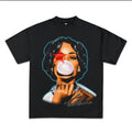 Rihana Red Star Graphic Tee Gift For Fan All Size Hoodie, Sweatshirt | GrindPrints.com