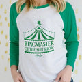 Ringmaster Of The Shitshow Raglan T-Shirts, Hoodie, Sweatshirt | GrindPrints.com