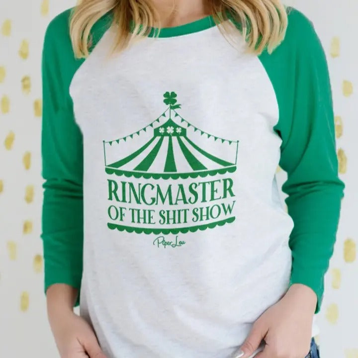 Ringmaster Of The Shitshow Raglan T-Shirts, Hoodie, Sweatshirt | GrindPrints.com