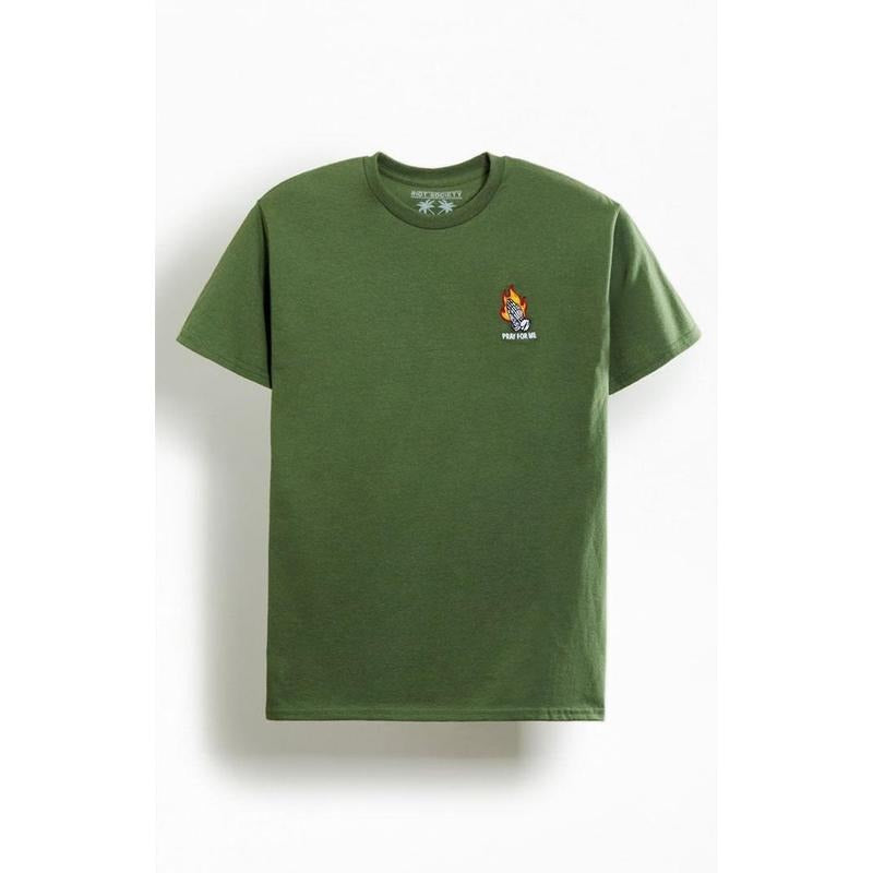 Riot Society Men's Pray For Me T-Shirt - Multicolor Hoodie, Sweatshirt | GrindPrints.com