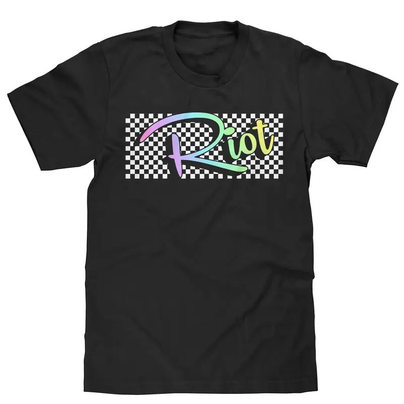 Riot T-Shirt - Black Hoodie, Sweatshirt | GrindPrints.com