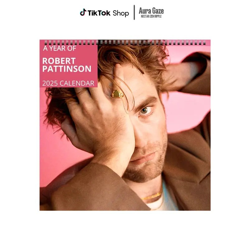 Robert Pattinson 2025 Wall Calendar Planner, Twilight Monthly Planner, Twilight Fan Gift, Gift For Her, Celebrity...