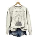 Rock Band Print Cozy Sweatshirt, Hoodie, Sleep Token Merch style 12 Cotton Womenswear T-Shirts | GrindPrints.com