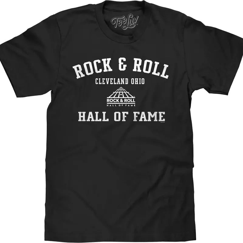 Rock and Roll Hall of Fame T-Shirt - Black Hoodie, Sweatshirt | GrindPrints.com