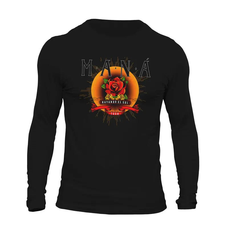 Rock en Español: MANA 2019 Men's Long Sleeve T-Shirt Playera Hoodie, Sweatshirt | GrindPrints.com