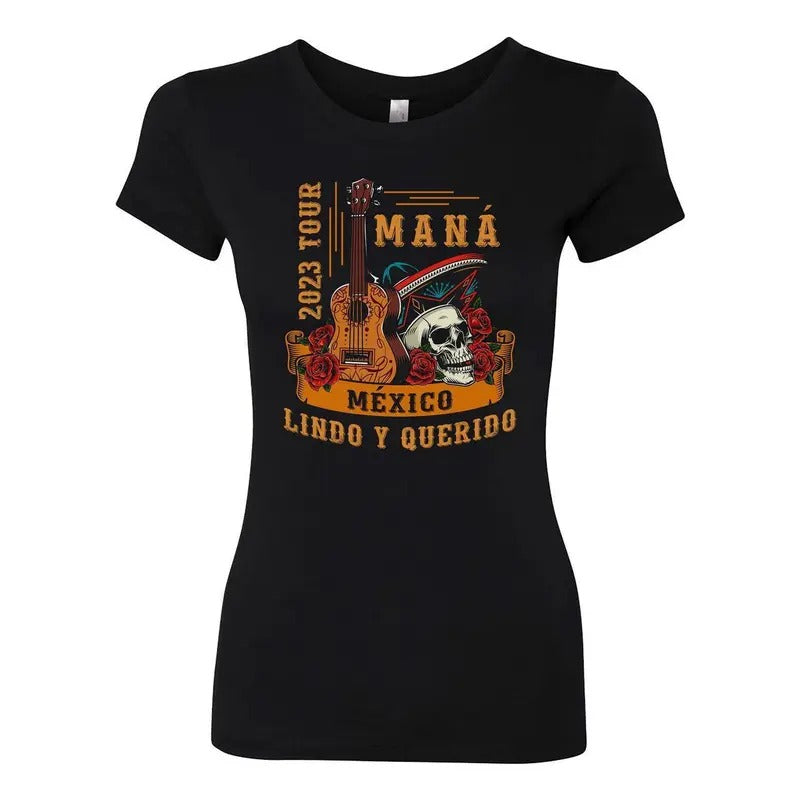 Rock en español: MANA 2023 Tour T-Shirt Playera Hoodie, Sweatshirt | GrindPrints.com