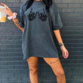 Rock on double hand comfort colors shirt Cotton Hoodie, Sweatshirt | GrindPrints.com
