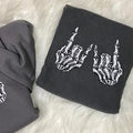 Rock on embroidered tshirt Hoodie, Sweatshirt | GrindPrints.com