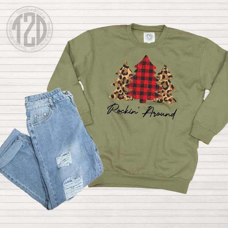 Rockin Around the Christmas Tree T2D Sweatshirt T-Shirts, Hoodie | GrindPrints.com