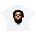 Rod Wave Big Face Rapper Face Graphic Tee Hoodie, Sweatshirt | GrindPrints.com