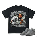 Rod Wave Last Lap 4s Retro Wet Cement Outfit, Streetwear Style Graphic Unisex T-shirt Cotton Hoodie Sweatshirt