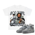 Rod Wave Last Lap Tour 4s Retro Wet Cement Sneakers Outfits, Graphic Streetwear Y2k Cotton T-shirt Hoodie, Sweatshirt
