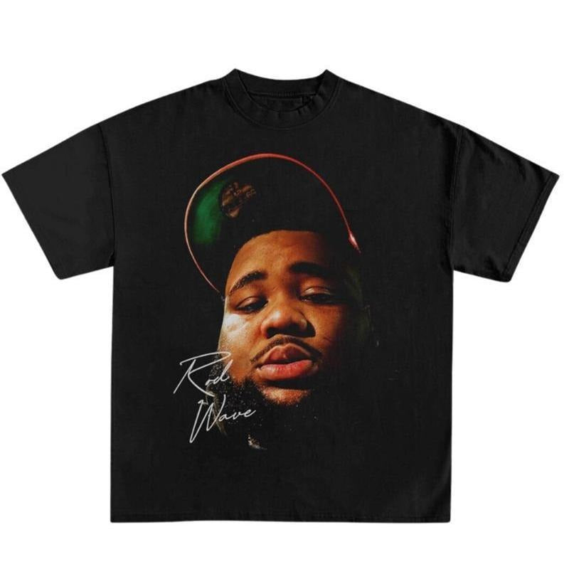 Rod Wave Shirt Rapper Hip Hop Signature Big Face Graphic Streetwear Fashion Hoodie, Sweatshirt | GrindPrints.com