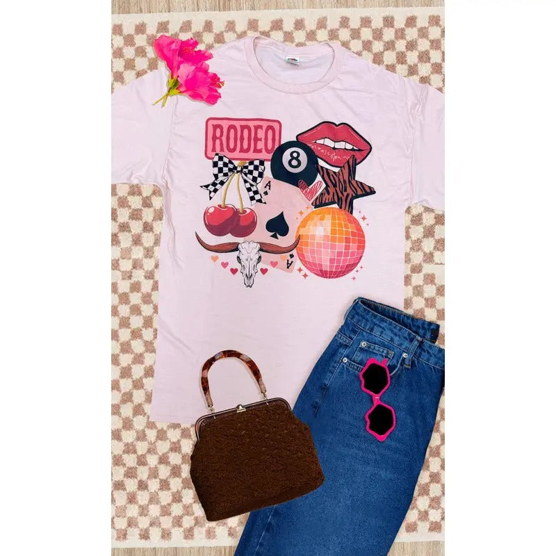 Rodeo Collage Graphic T-Shirt Hoodie, Sweatshirt | GrindPrints.com