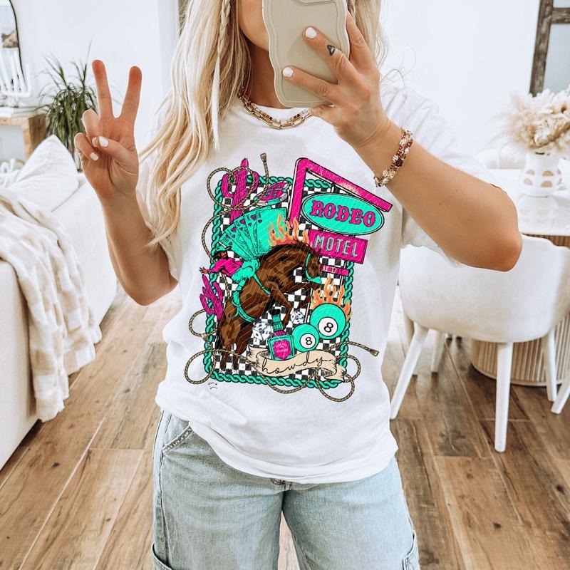Rodeo Motel DTF Transfers - THIS IS NOT A SHIRT Hoodie, Sweatshirt | GrindPrints.com