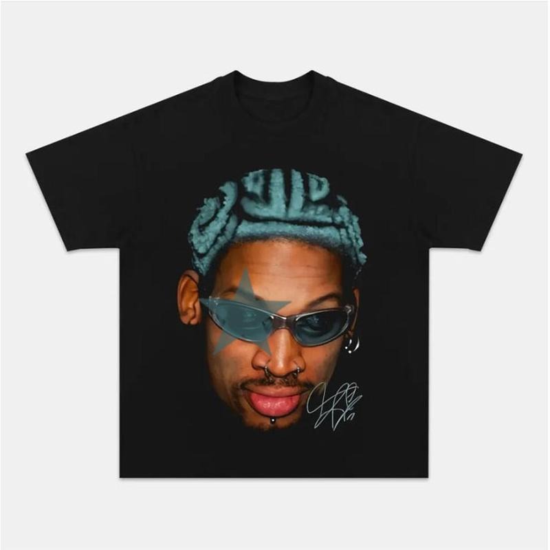 Rodman Blue Star Tee Hoodie, Sweatshirt | GrindPrints.com