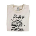 Rolling Fatties Cat TShirt, Funny Cat Graphic Shirt, Cat Lovers Gift, Unhinged Tshirt, Weed Lover,Cute, Gift For Women...