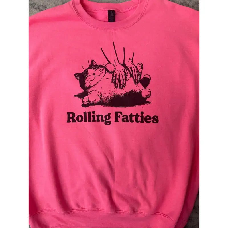 Rolling Fatties Pullover T-Shirts, Hoodie, Sweatshirt | GrindPrints.com