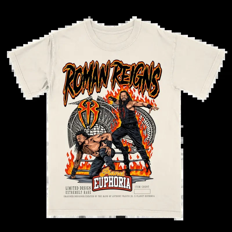 Roman Reigns Tee Gift For Fan - Men's Casual T-shirt - Menswear Hoodie, Sweatshirt | GrindPrints.com