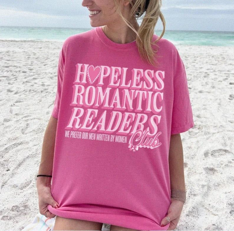 Romance Book Shirt Bookish Comfort Colors Romance Book Girlie Book Lover Romance Reader Book Club Bookish Her T-Shirts, Hoodie, Sweatshirt