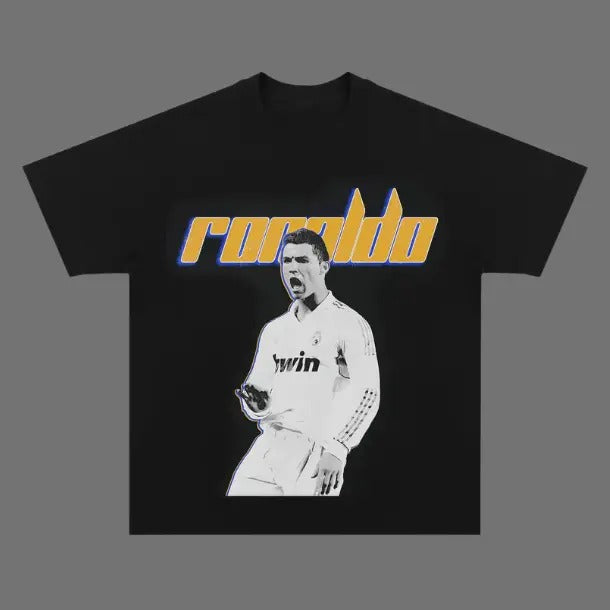 Ronaldo Calma Y2k T-Shirt, Ronaldo Vintage Tee, Unisex Soccer Shirt, Sport Graphic Tees, Menswear Womenswear Streetwear...