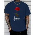 Rose Language Print Comfortable Soft Shirt Casual Short Sleeve Summer Made USA T-Shirts, Hoodie, Sweatshirt